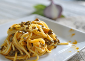 Spaghetti bolognaise aux lentilles