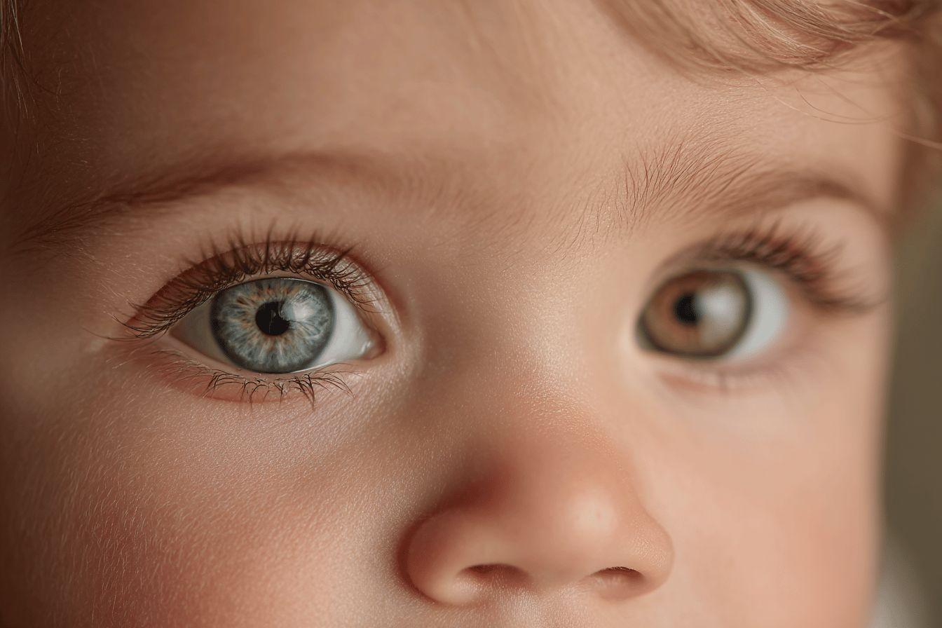 Évolution yeux bébé avant après : A quel âge la couleur des yeux devient définitive ?