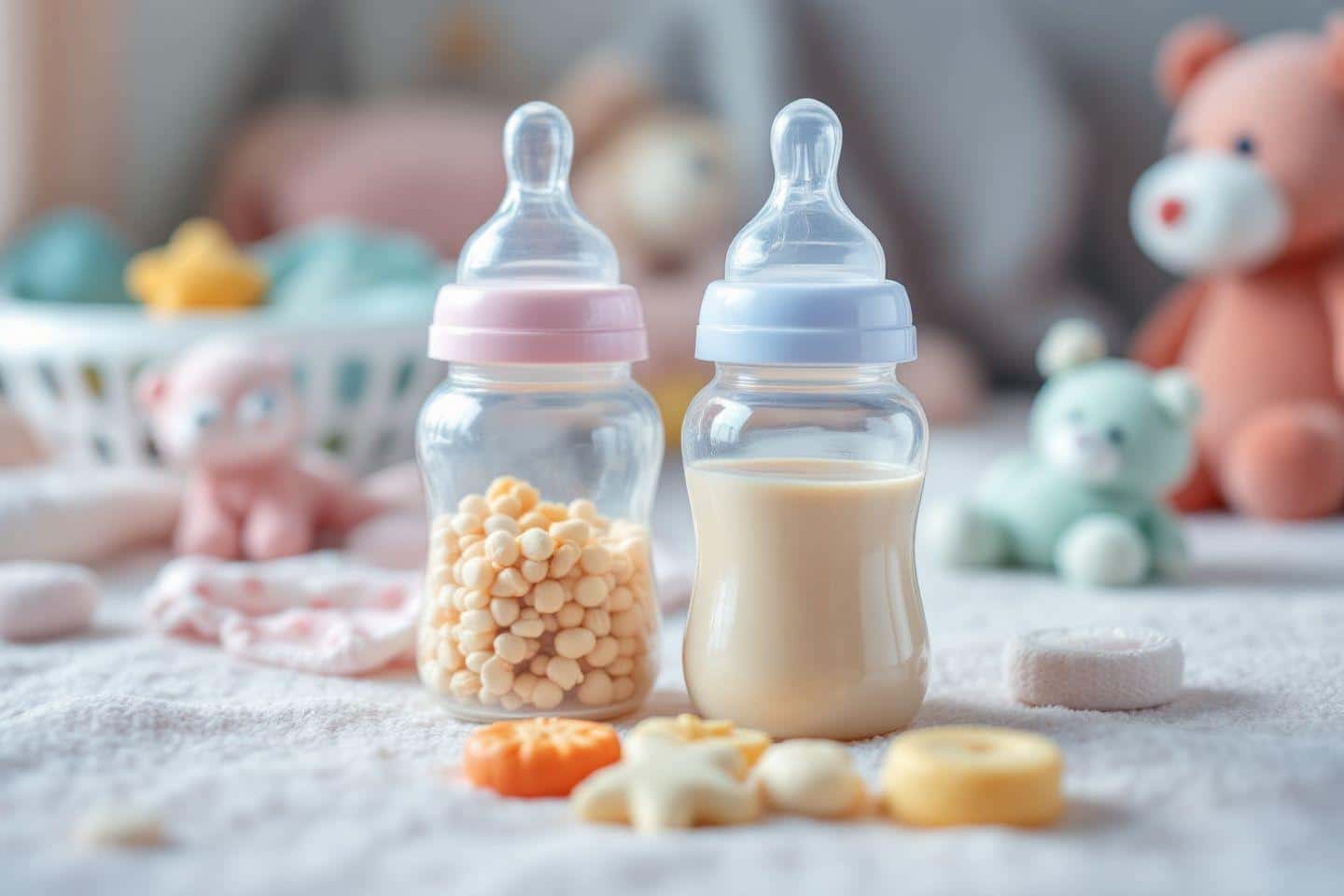 Quantité lait bébé 6 mois diversification : Quelle dose en fonction des repas solides ?