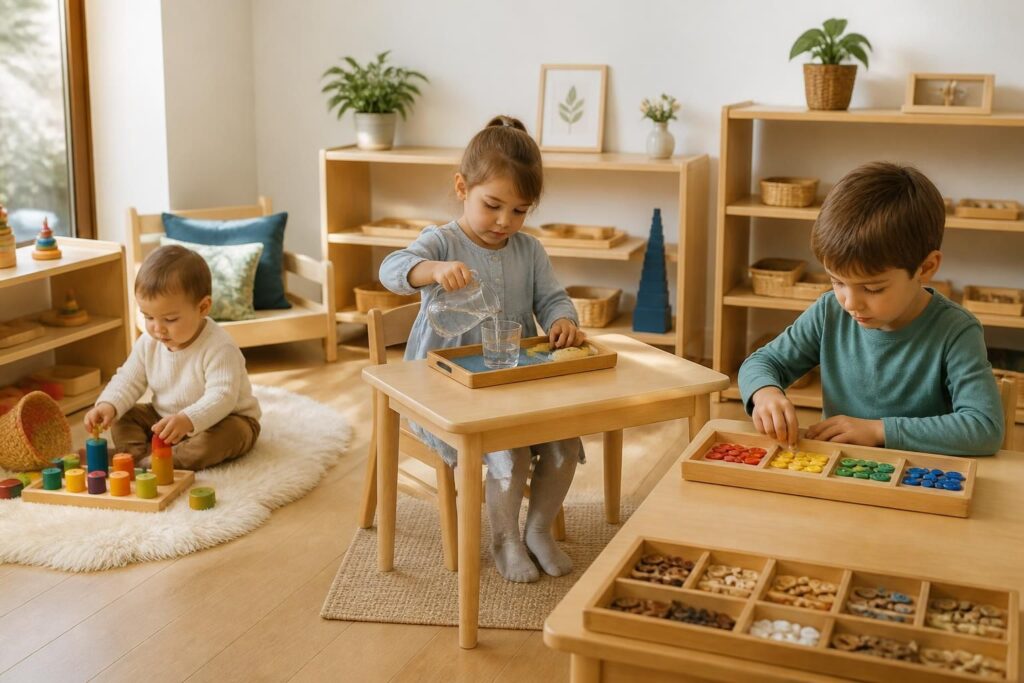 découvrez des activités montessori adaptées à chaque âge pour stimuler l'apprentissage et le développement de votre enfant à la maison.