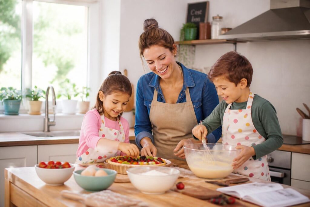 découvrez des recettes simples et ludiques pour cuisiner avec vos enfants, favorisant créativité et moments conviviaux en famille.