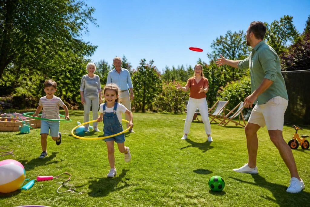 Jeux d’extérieur : idées pour bouger en famille