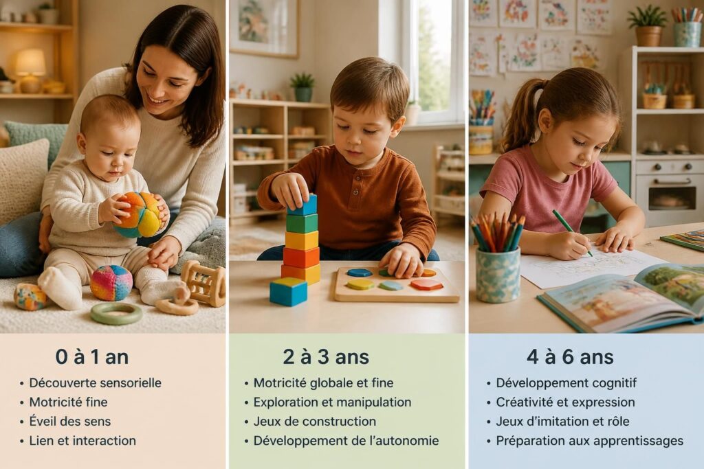 Les activités d&rsquo;éveil de 0 à 6 ans : le guide complet par âge