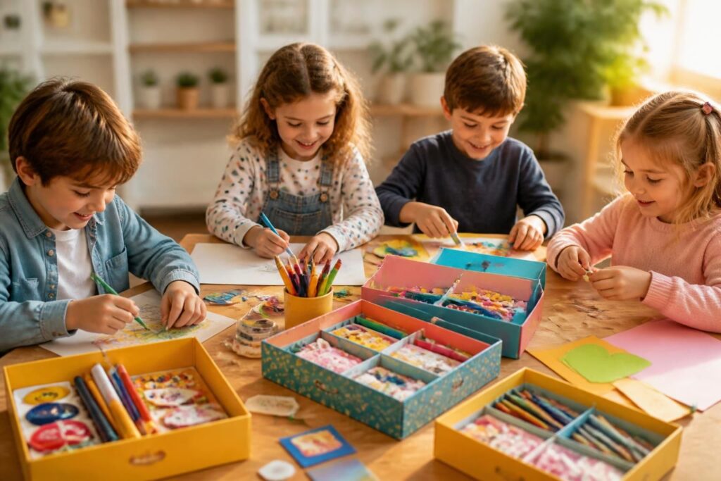 découvrez notre comparatif des abonnements et box créatives pour enfants, pour stimuler leur imagination et développer leurs talents en s'amusant.