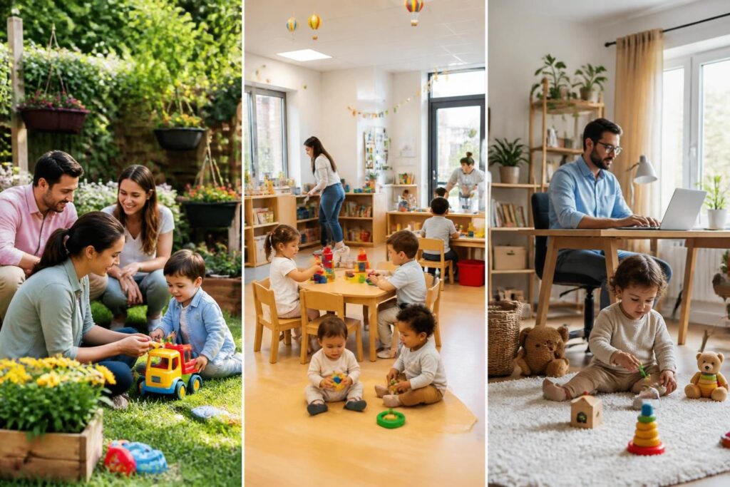 découvrez comment choisir le mode de garde idéal pour votre enfant en fonction de ses besoins et de votre organisation familiale.