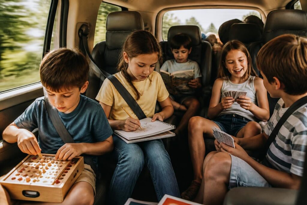 découvrez des idées de jeux ludiques et simples pour divertir vos enfants pendant les voyages et rendre les trajets agréables pour toute la famille.