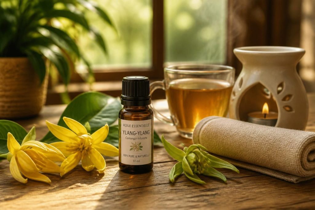 découvrez les bienfaits naturels de l'huile essentielle d'ylang ylang pour votre bien-être : relaxation, équilibre émotionnel et soins naturels au quotidien.