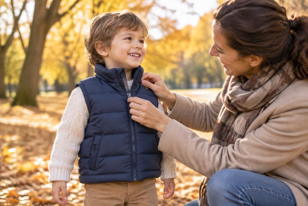 découvrez comment choisir une doudoune sans manche pour enfant : matière, taille et conseils pour le garder bien au chaud tout en préservant sa liberté de mouvement.