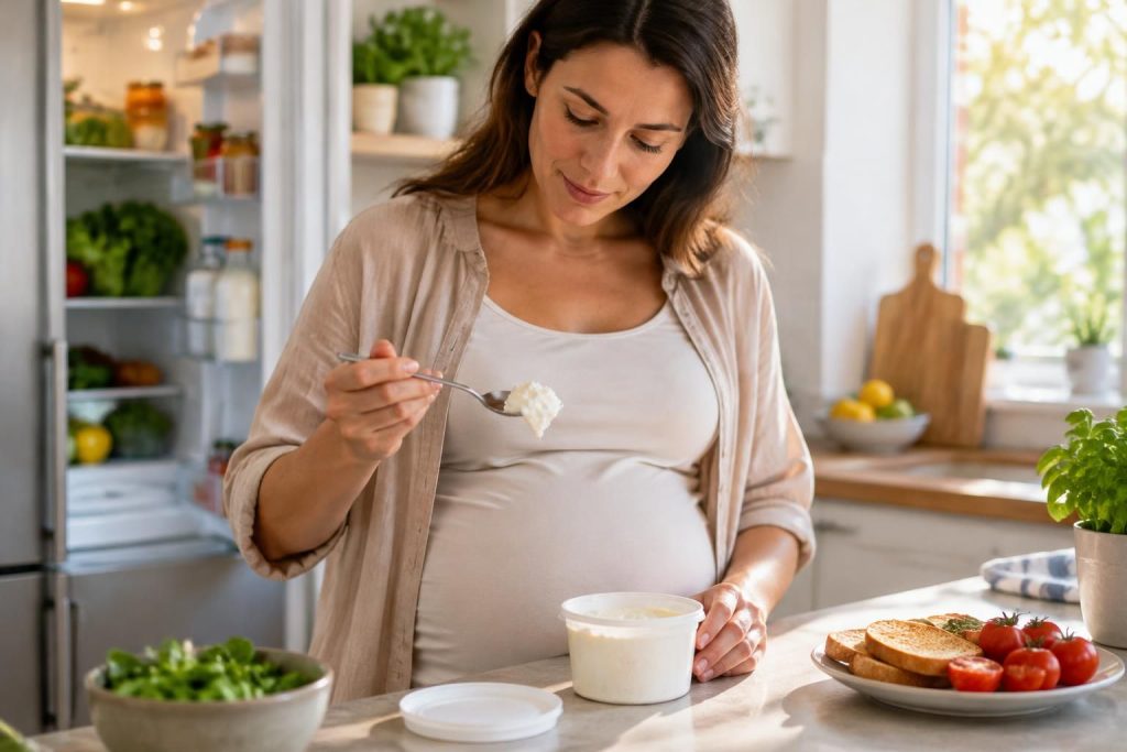 Peut-on manger de la ricotta enceinte sans risque ?